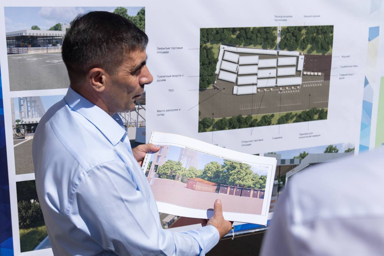 Главе Сочи представили проект модернизации ярмарки в микрорайоне Мацеста