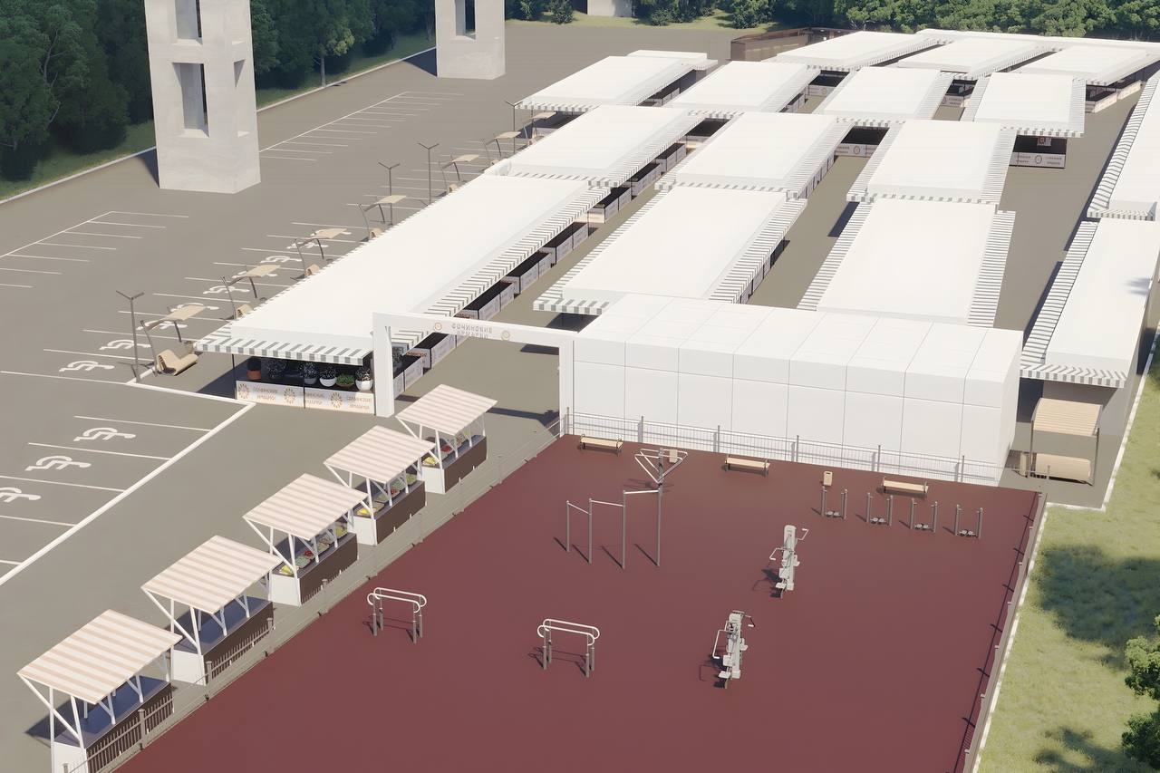 Главе Сочи представили проект модернизации ярмарки в микрорайоне Мацеста