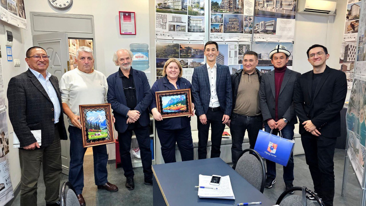 Члены Градостроительного совета встретились с делегацией архитекторов Кыргызской Республики