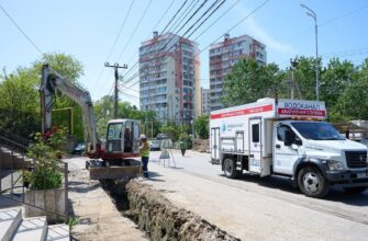 В Центральном районе Сочи строят новые сети водоснабжения к домам переселенцев из аварийного жилья