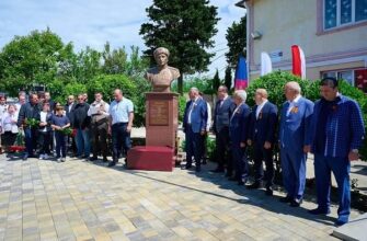 Бюст Героя СССР Ерванда Гараньяна установили на территории школы № 31