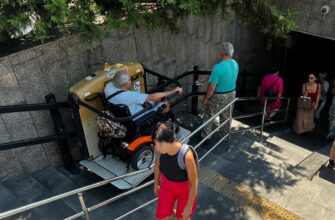 В Сочи проверили доступность подземных пешеходных переходов для маломобильных граждан