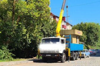 В Адлерском районе Сочи демонтировали незаконно установленный НТО