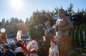 В Сочи открыли Аллею героев СВО